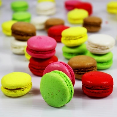 Macarons variés