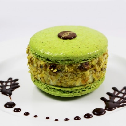 Macaron glacé pistache