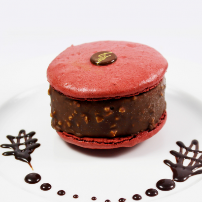 Macaron glacé chocolat