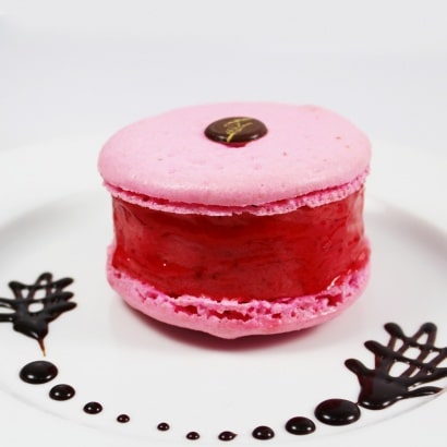 Macaron glacé fraise