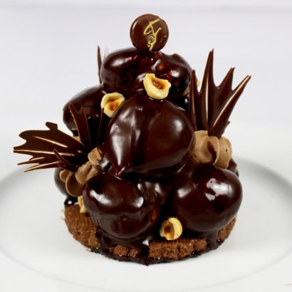 Profiteroles glacées chocolat